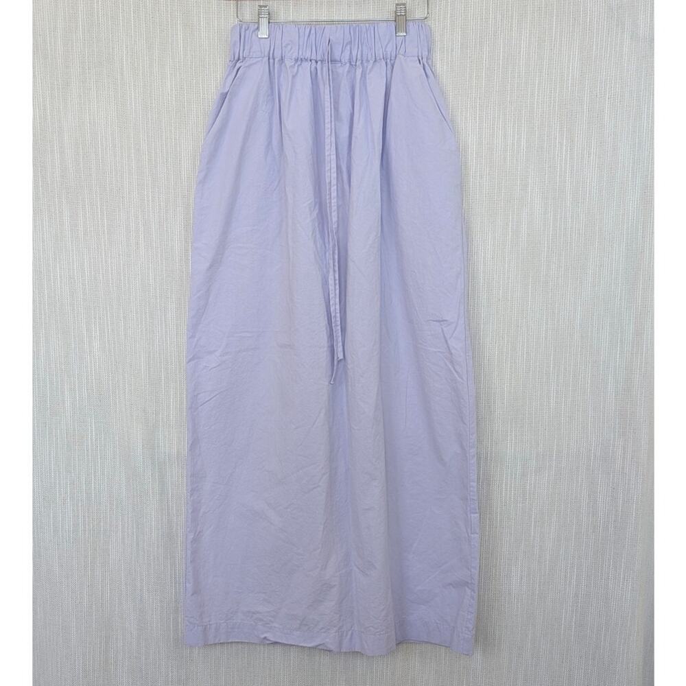 Bondi Born Vista Skirt Womens M Cotton Drawstring High-waist Straight Long - Picture 2 of 9